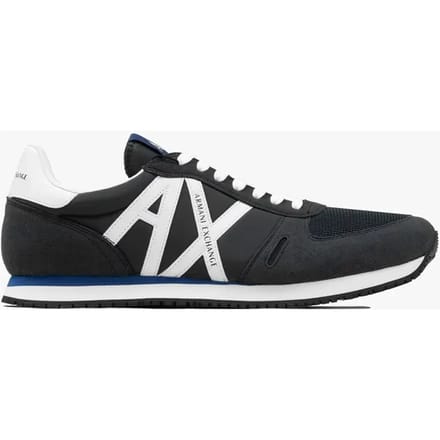 Armani Exchange Rio Mesh Lage Casual Sneakers Heren sneakers Zwart XUX017XCC6800002 40 black