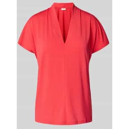 Regular fit blouseshirt met V-hals, model 'Yrsa'