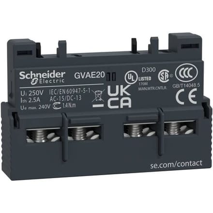 Schneider Electric TeSys Hulpcontactblok - GVAE20 - E2YSS