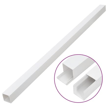 vidaXL - Kabelgoot - 33x33 - mm - 10 - m - PVC