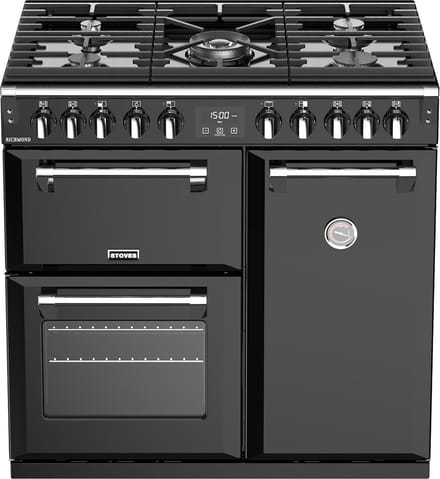 Stoves Richmond S900 DF Range-fornuis Gaskookplaat A Zwart
