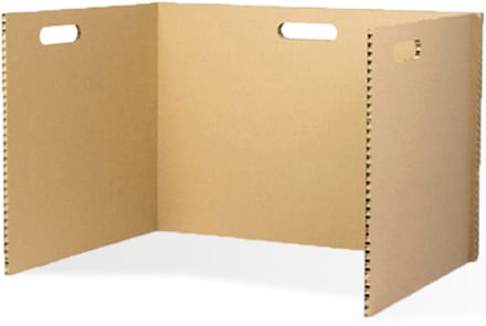 Kartonnen study buddy - Concentratieschermen voor op school - Kartent