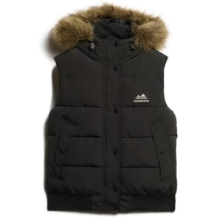 Superdry - Everest bodywarmer van imitatiebont - Dames - Gilets