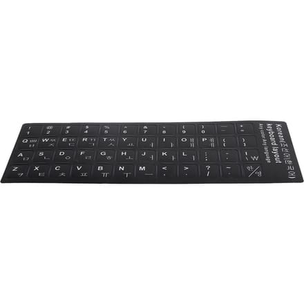 Toetsenbordstickers Koreaans Waterdichte Accessoires voor 10-17 inch Laptop Notebook Desktop Computer