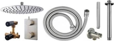 Wiesbaden one-pack inbouwthermostaatset rond type 203 GS (30cm)