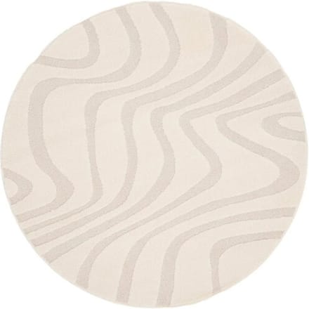 AFK Living - Rond design tapijt met reliëf NAYA