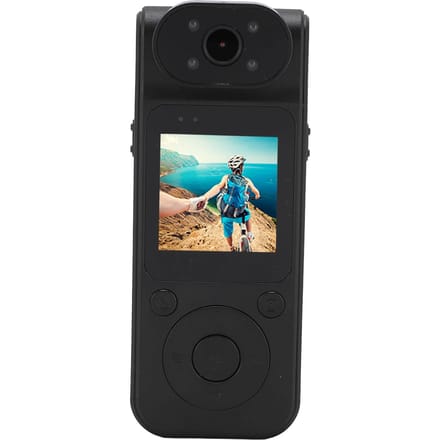 Rugclip Camcorder 4K 1.5 Inch IPS Scherm Magnetische Draagbare Camera 180 Graden Draaibare Lens Behuizing
