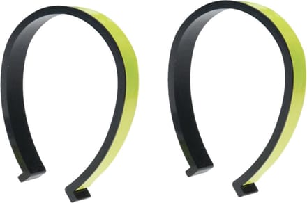 XQ Max Reflecterende Broek clip/band - 2x - neon geel - 22 cm - hardlopen/fietsen