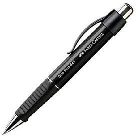 Pen Faber-Castell Grip Plus Ball M Zwart 5 Stuks