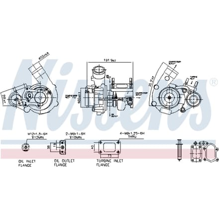 Supercharger, drukvulling NISSENS 93252