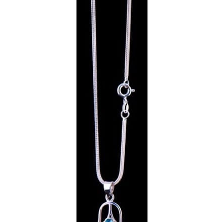 Vossenstaart ketting 50 cm