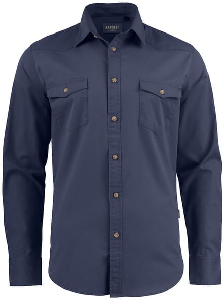 James Harvest SHIRT TREEMORE 2113037 - Marine - S