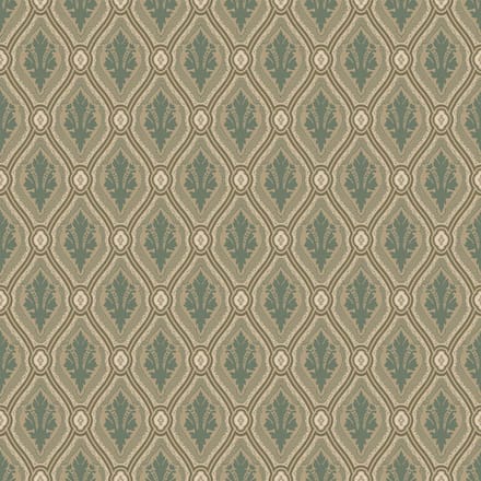 Duro Vliesbehang 542-03 - Gammalsvenska Papper - Klassiek Groen - 53cm x 10.05m