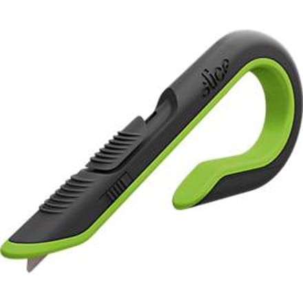 Kartonnen opener Slice, lengte 4,1 cm, 3-traps, automatische invoer, groen