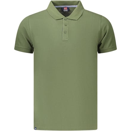 Noorwegen 1963 Verde Katoenen Heren Polo