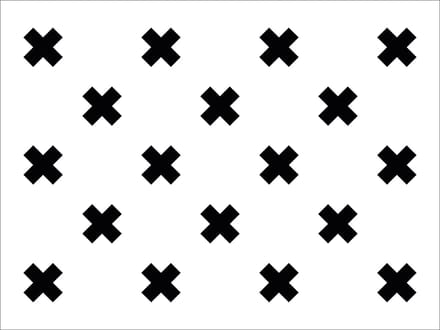 Placemat vinyl | Kris Kross | 4 stuks