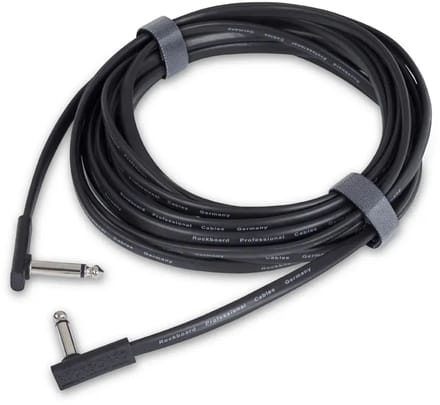 Rockboard Flat Instrument Cable Angled/Angled 6 m - Gitaarkabel