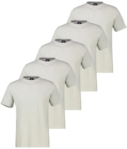 LERROS Heren t-shirt 5 pack Basic
