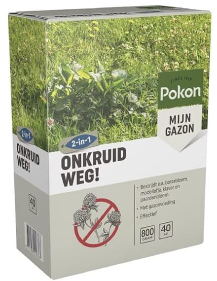 Pokon Onkruid Weg (800 gram/40 m²) - Krachtige Onkruidverdelger - Met gratis cheatsheet