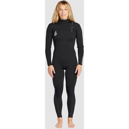 Volcom 4/3mm Chest Zip Full Wetsuit zwart