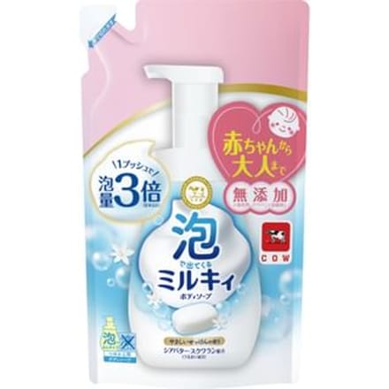 Cow Brand Soap - Milky Foam Body Soap 450 Refill