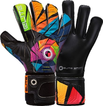 Elite Sport Camaleon Keepershandschoenen - Zwart / Multicolor | Maat: 11