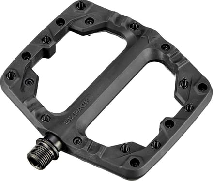 Lichte Carbon Flat Mountainbike Pedalen met Extreme Grip - 36 RVS Spikes