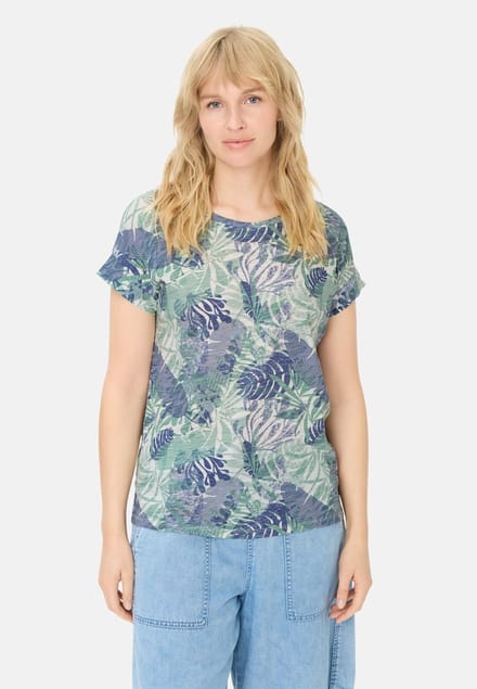 camel active T-Shirt met ronde hals - Maat - Jadewomenswear-S