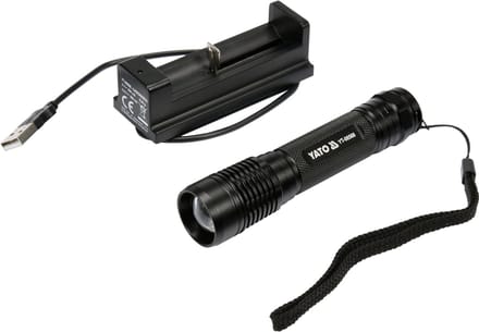 YATO YT-08568 - Zaklamp - Oplaadbaar - Waterdicht - 500 lm