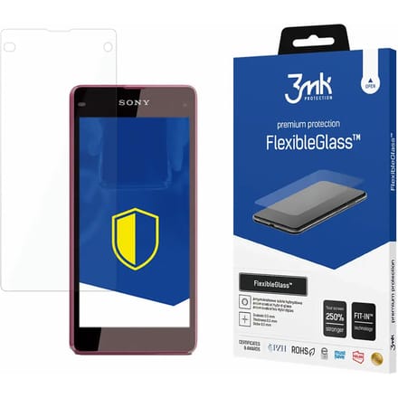 Hybride glas 3MK Sony Xperia Z1 Compact - FlexibeGlass™
