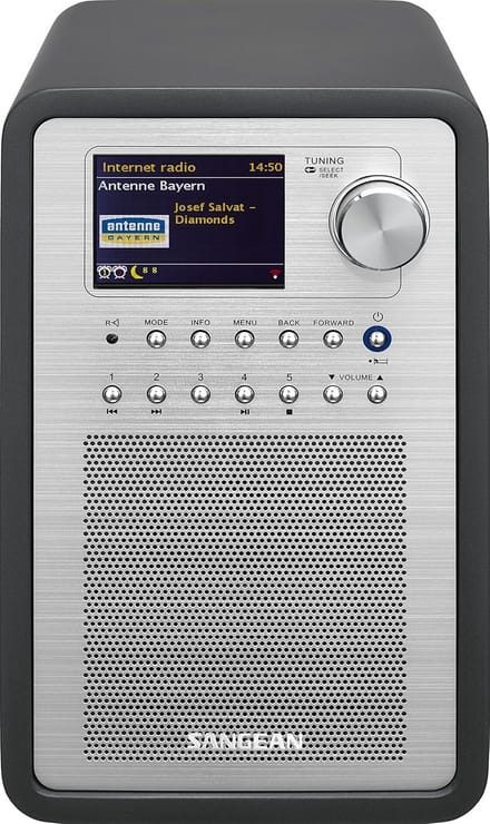 Draagbare Digitale Internetradio met 448 Voorkeurszenders en App-bediening