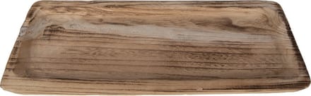 Clayre & Eef Decoratie schaal 40x17x3 cm Bruin Hout