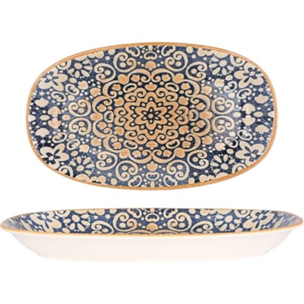 Bonna Serveerschaal - Alhambra - Porselein - 34x19 cm - set van 2