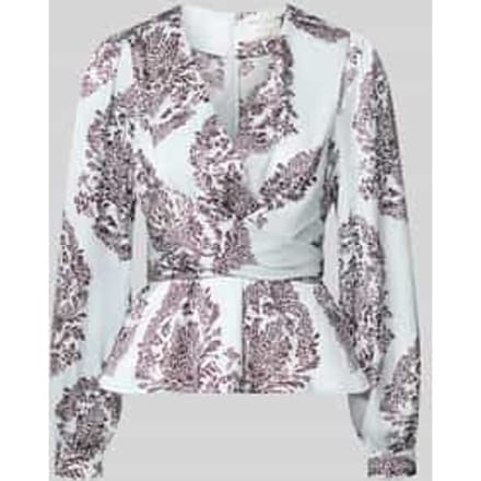 Blouse met peplumzoom model 'Rista'