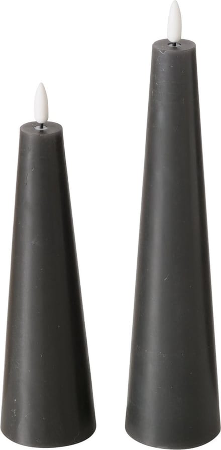 Set Boltze LED kaarsen zwart