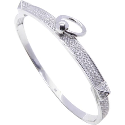 Christian Zilveren slavenarmband