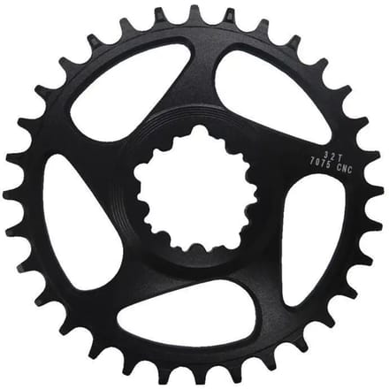 First Direct Mount Round 0 Mm Offset Kettingblad Zwart 34t