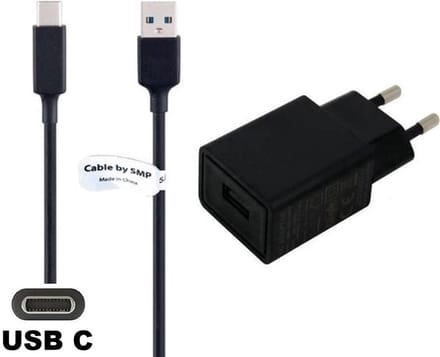 OneOne 2A lader + 1,8m sterke USB C kabel. TUV / GS 100% veilig. Oplader adapter past op Kobo (Rakuten) eReader Elipsa, Elipsa 2E, Sage, Libra 2, Libra Colour, Clara 2E, Clara Colour, Clara BW - Kindle (Amazon) Scribe