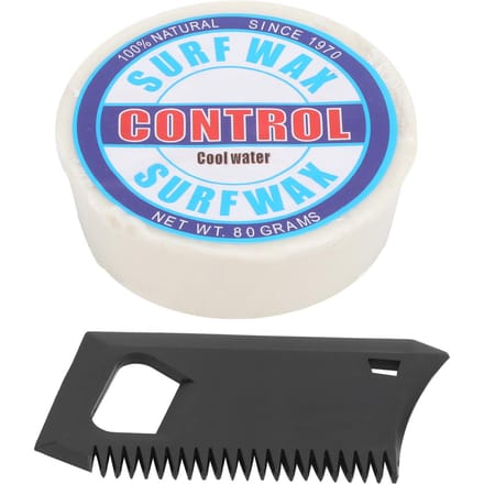 Accessoire de planche de surf antidérapant en cire de paraffine portable avec peigne à cire(Cire d'eau white