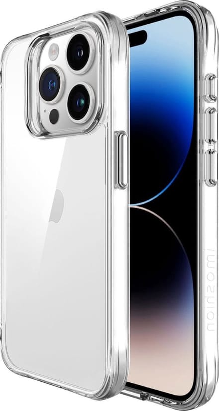 *** Transparant Hoesje Geschikt voor iPhone 15 Pro - Shockproof Hoesje - van Heble® ***