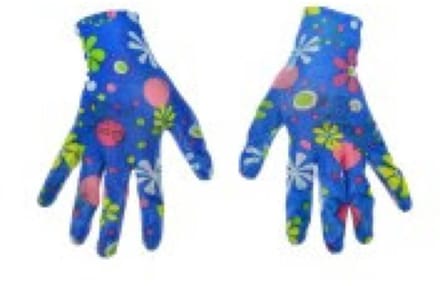 GEKO Werkhandschoenen dames - nitril coating - maat 8 - snijbestendig - 12 stuks