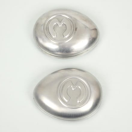 Paire de couvercle alu de boite à outils pour mobylette Motobecane 50 AV79 Neuf