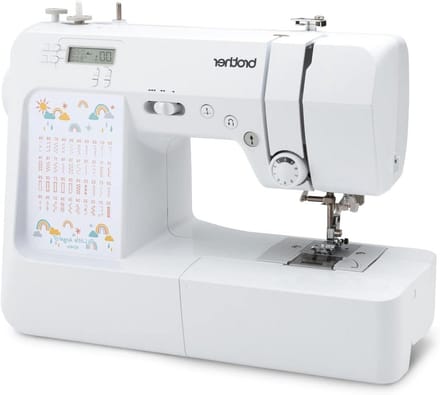 Naaimachine - Elektronische machine - Creatief naaiwerk - 40 creatieve steken - 38 cm breed - Wit