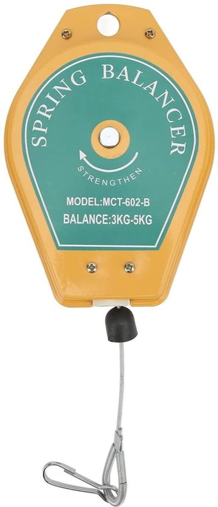 Allecto - Veerbalancer Draadkabel - Intrekbaar Gereedschap - 3-5 Kg