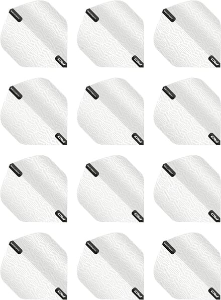 Extra Dikke Gestreepte Dart Flights - 15 Stuks in 5 Sets