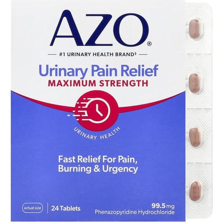 Pijnverlichting bij urinewegklachten, Maximale Kracht, 99,5 mg, 24 Tabletten