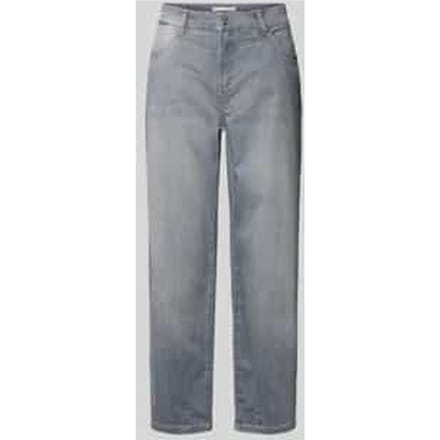 straight fit jeans in verkorte pasvorm model 'Bobbie'