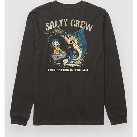 Salty Crew Big Bill Kids Longsleeve T-Shirt zwart