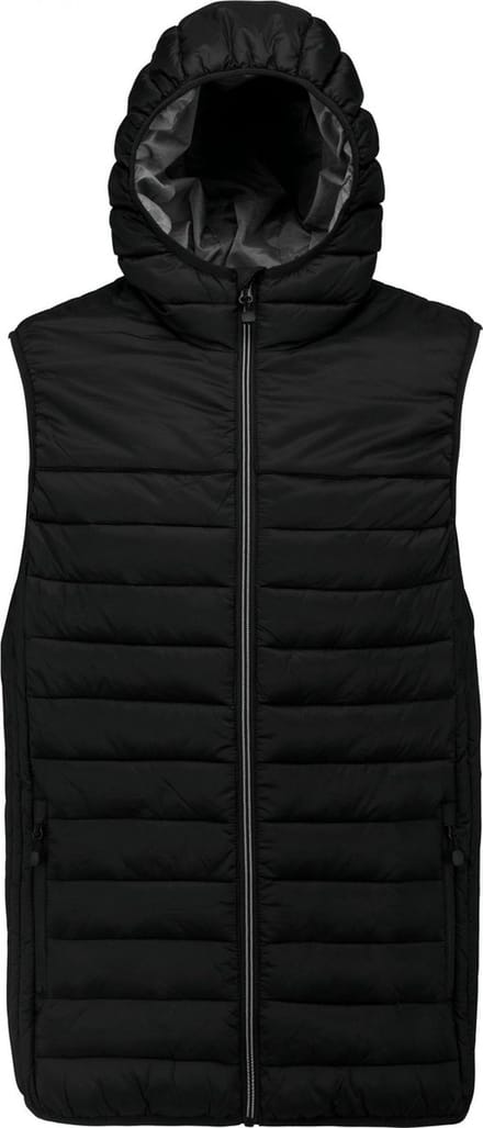 PROACT® Bodywarmer met capuchon volwassene PA237 - Black - XL