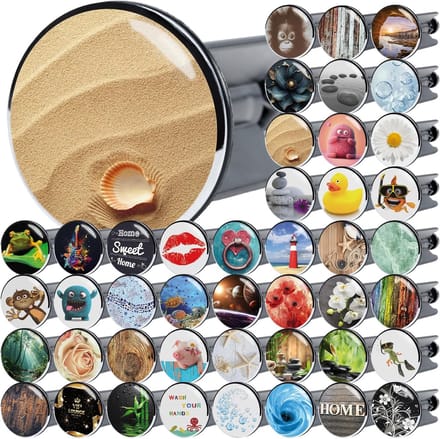 Wastafelstop - Afvoerstop Gootsteen - Badkamer Accessoire - Verstelbare Hoogte - 40 x 85 mm - clam